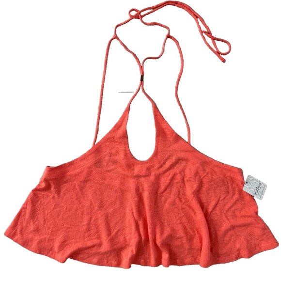 Free People Long Weekend Top Watermelon ( L ) - Picture 2 of 2